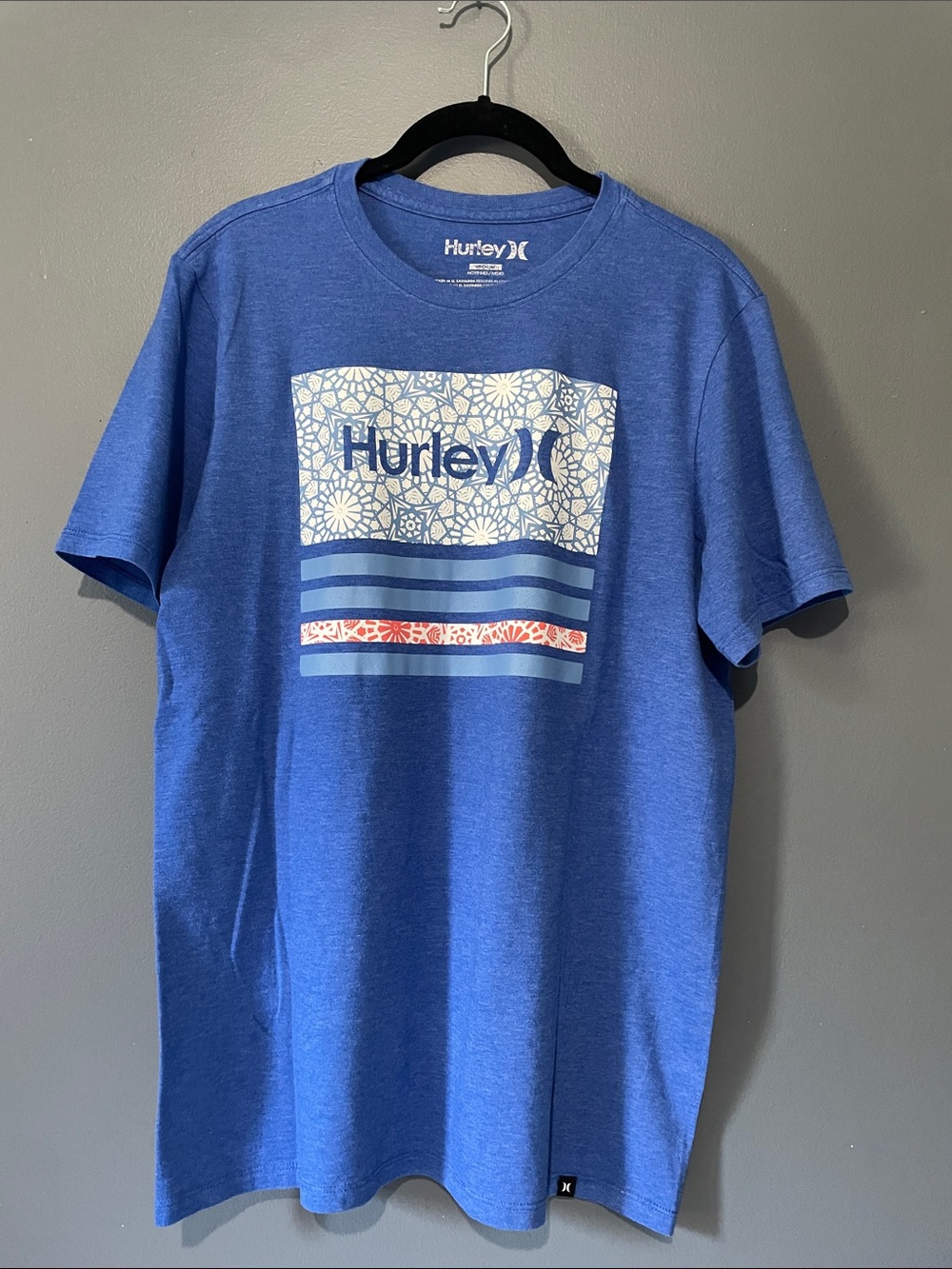 Hurley Blue Graphic T-Shirt